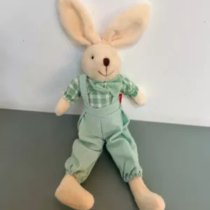 Coelho verde xadrez 24cm