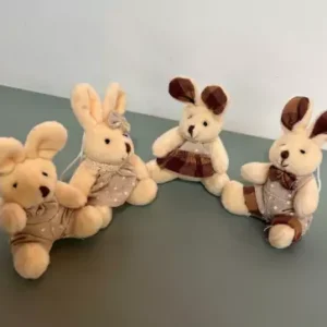 Mini coelhos sortidos marrom/bege