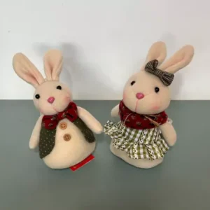 Coelho sortido verde 16x5x7cm