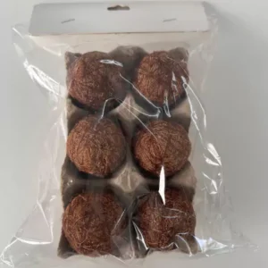 Ovos rústicos com 6 unidades