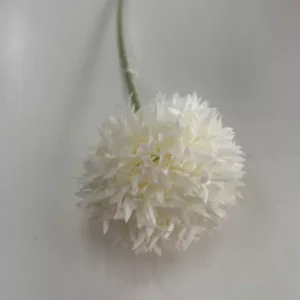 Galho crisântemo branco 43cm