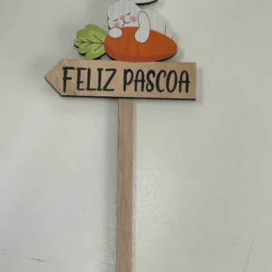 Pick cenoura decorativo 26cm