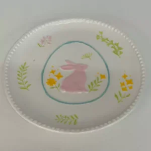 Prato oval porcelana 21x22cm