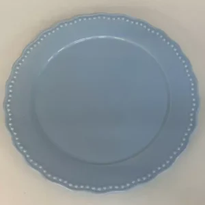 Prato de porcelana azul 27cm