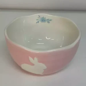 Bowl porcelana rosa 8,46x15,38x15cm