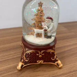 Globo Noel base vinho 15cm