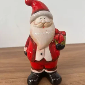 Papai Noel porcelana 16cm
