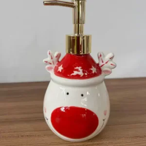 Saboneteira Rena de louça 17cm