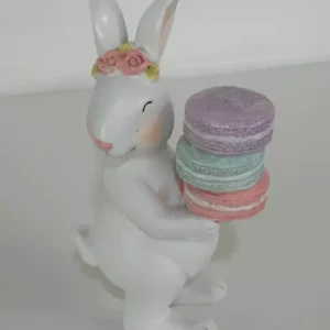 Coelha com macarrons 15cm