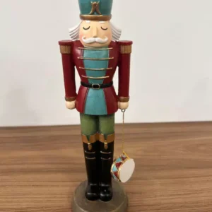 Quebra nozes com tambor em resina 29cm