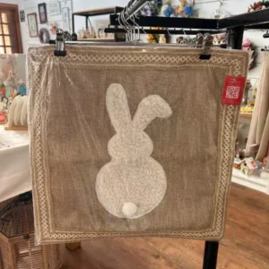 Capa almofada Páscoa coelho 45x45cm