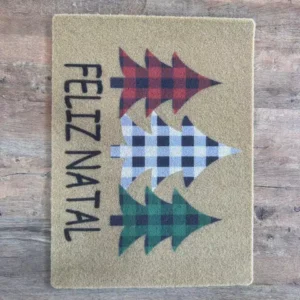 Capacho Árvores de Natal 60x80cm