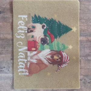 Capacho natalino Pets 60x80cm