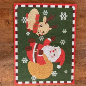 Capacho Noel e Rena 60x80cm