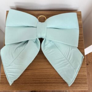 Laço verde pelúcia G 40x37cm