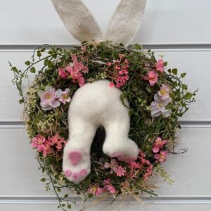 Guirlanda com bumbum de coelho 34cm