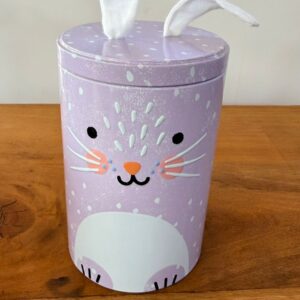 Lata Orelha lilás 22,5x10,5cm