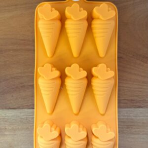 Forma silicone cenourinhas