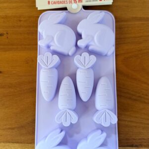 Forma silicone cenourinhas e coelhinhos