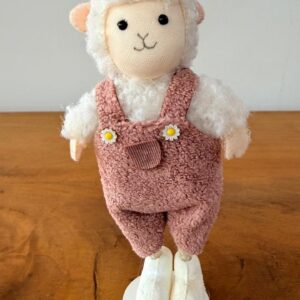 Ovelha macacão rosa 13cm (cópia)