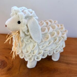 Ovelha em camadas decorativa 23x17x20cm