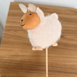 Ovelha no palito 32cmx12x4cm