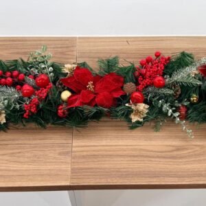 Arranjo de mesa vermelho 85cm