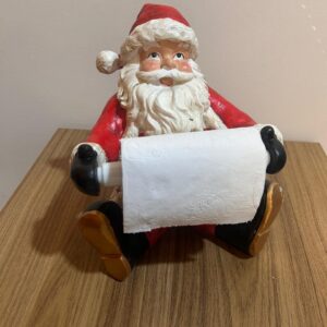 Porta papel higiênico Noel em resina