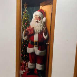 Cobre portas tecido Noel 90x210cm