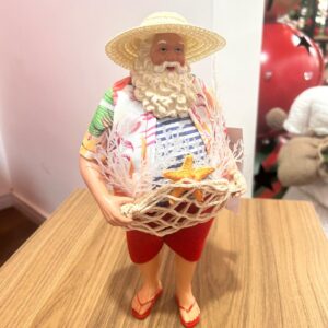 Noel praiano em resina 28cm