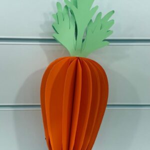 Pendente cenoura cartonado 40x14cm