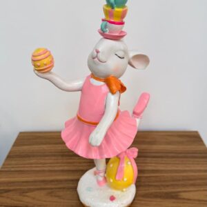 Coelha bailarina 15,5x10,5x33cm
