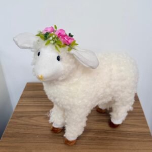 Ovelha decorativa 29,5x25x12cm