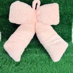 Laço pelúcia rosa pequeno 30x40cm