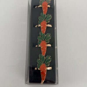 Porta guardanapo cenoura cx com 4 unid.