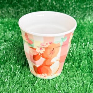 Copo melamina colorido coelho 300ml