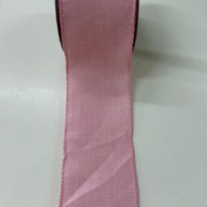 Fita aramada rosa claro 6,3cmx9,14m