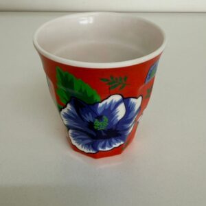 Copo melamina festa junina chita 9cm