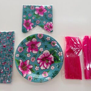 Kit festa junina azul e rosa