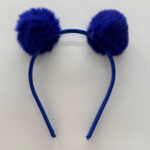 Tiara pompom colorida