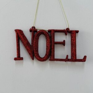 Pendente Noel vermelho 13x5,5cm