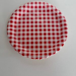 Prato descartável xadrez 18cm