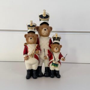 Banda ursos em resina 21cm