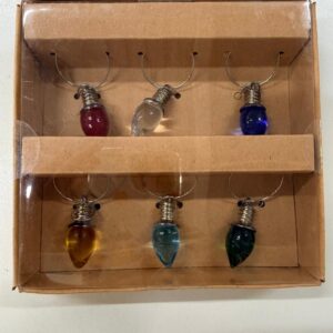 Marca taça pisca colorido com 6 pçs