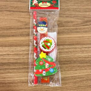 Kit papelaria Natal com 5 peças