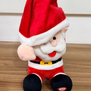 Noel com gorro movimento e som 18cm