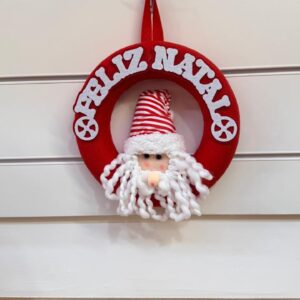 Guirlanda Noel Feliz Natal 30cm