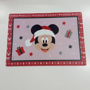 Lugar americano Mickey Natal 45,5x33cm