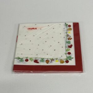 Guardanapo de papel enfeites de Natal 33x33cm