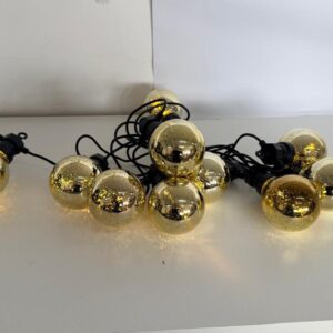Cordão bolas led quente 5m